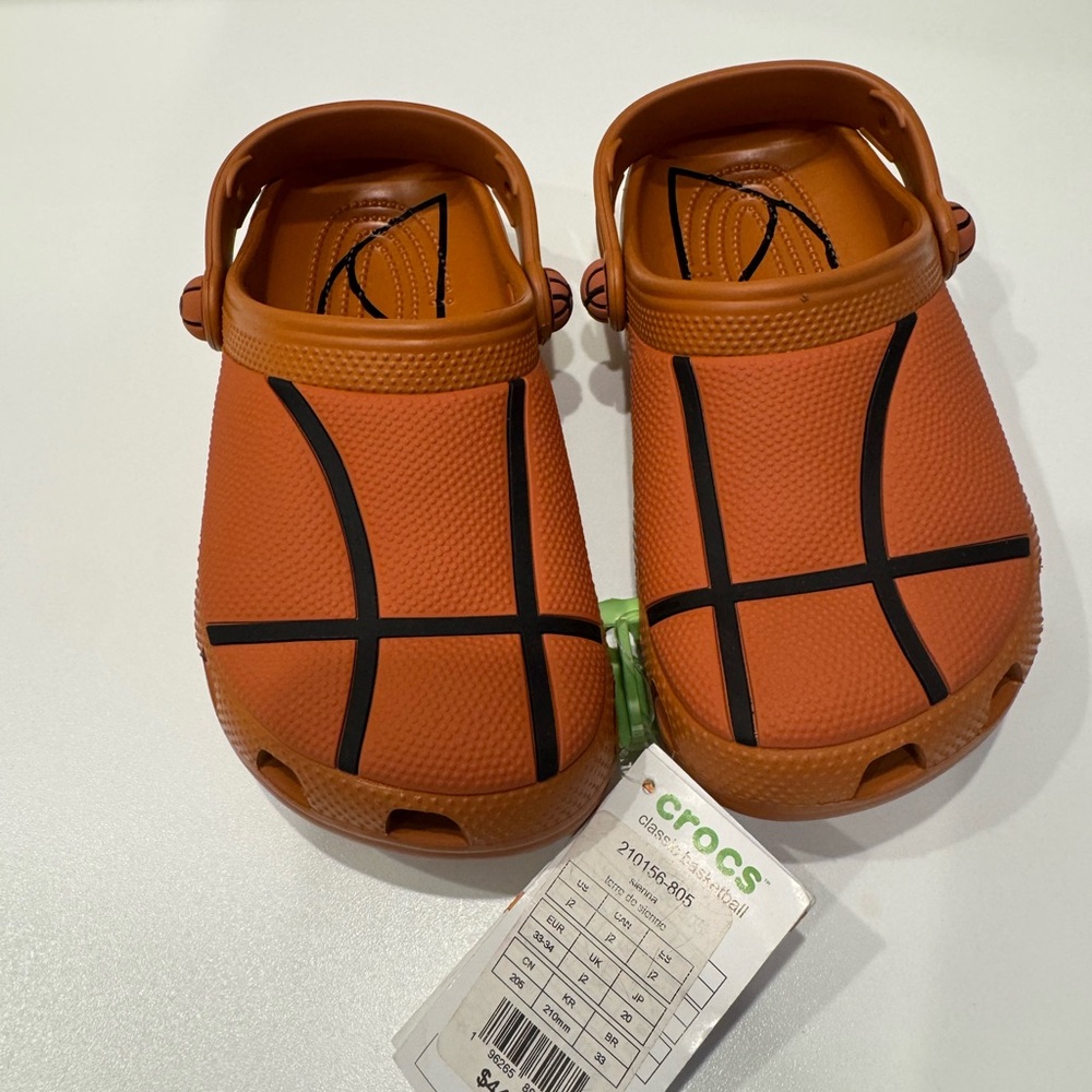 CROCS Orange Basketball Clogs